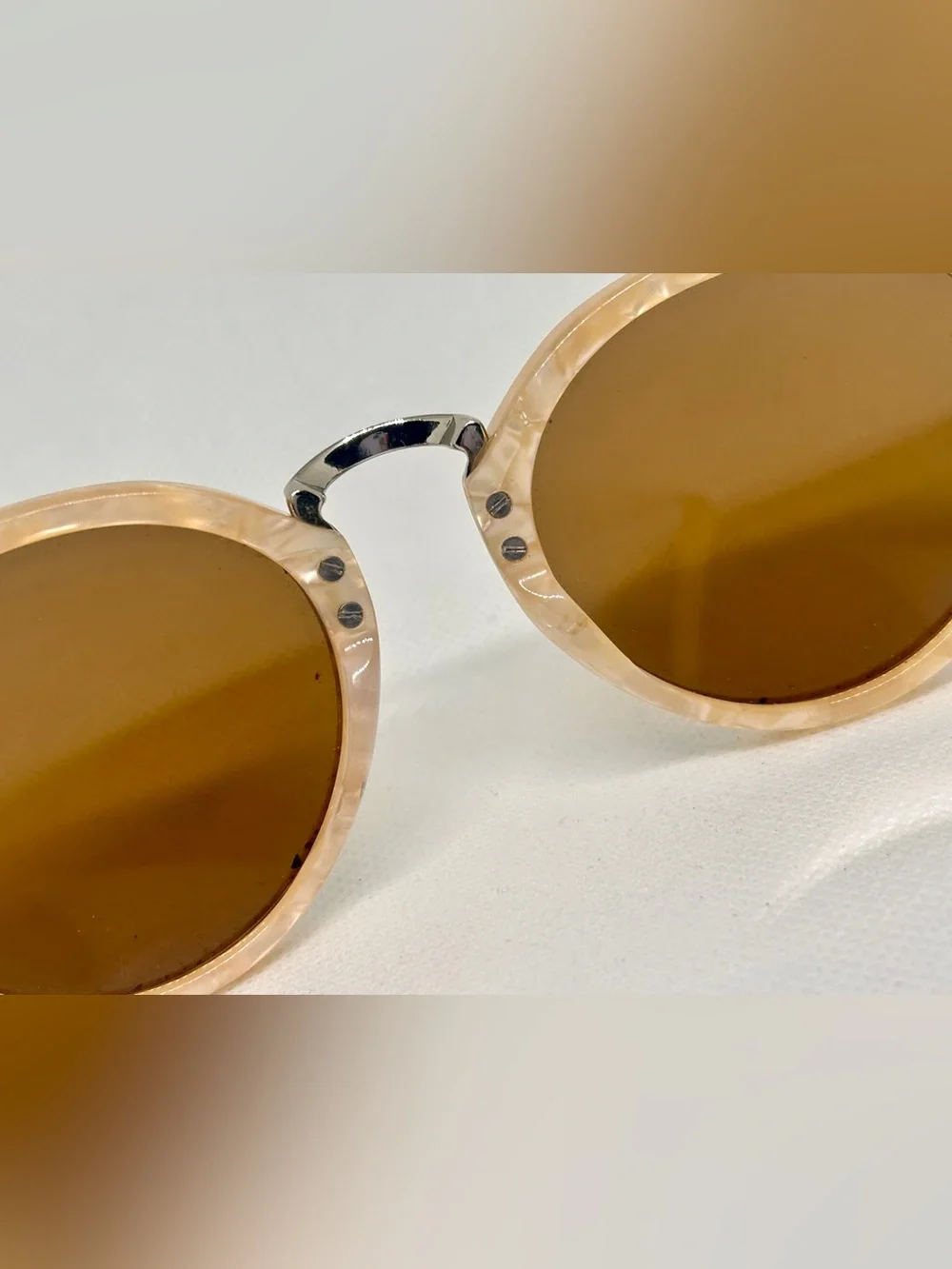 Alchemy Madewell Cream Marble Sunglass